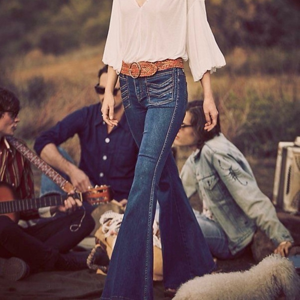 Free People Stella Flare Jeans